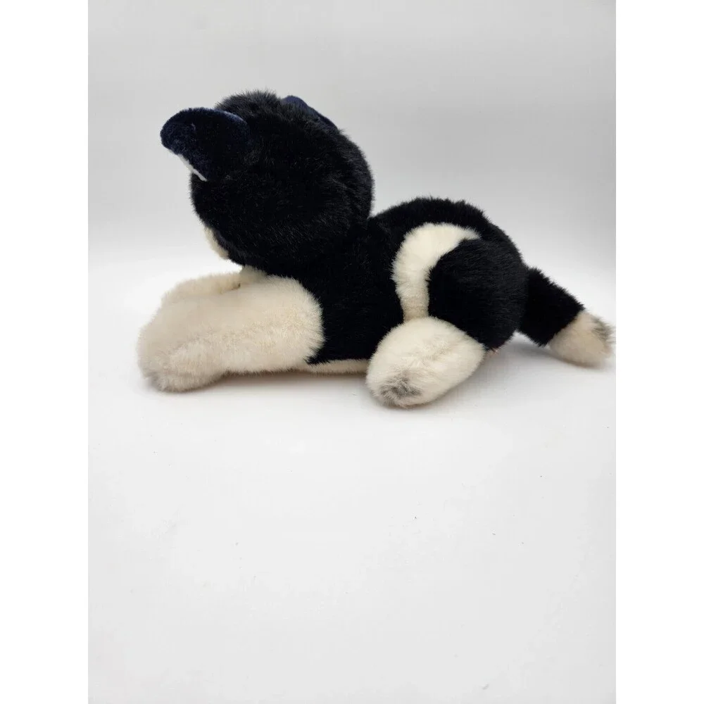 Vintage 1988 Dakin Classique Siberian Husky Dog Plush Blue Eyes 11
